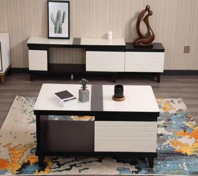 China Modern design modern white TV stand and coffee table, tv console, living room furniture for sale