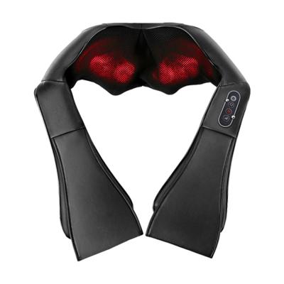 China Hot Selling 3D Rolling Balls Relaxation Deep Kneading Massage U Shape Back Neck Shoulder Shiatsu Massager Belt For Blood Circulation for sale