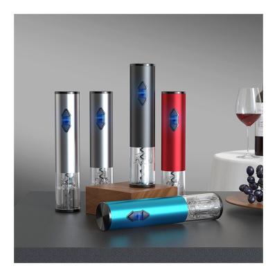 China Electric Dry Battery Wine Winebottle Bottle Opener Set With Foil Cutter Opener for sale