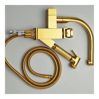 China Electric Faucets 2 Way Hot Sale Wholesale Basin Water Faucet Gold Kitchen Faucets for sale