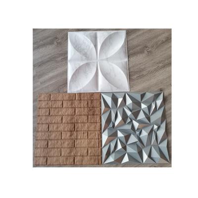 Κίνα Building Materials Brick Wallpaper Sticker Indoor Design 3d Wall Panel Cheap 3D PVC Wall Panels προς πώληση