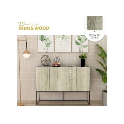 中国 Waterproof Desktop Wooden Wallpapers Door Old Furniture Self-adhesive PVC Wood Grain Wall Paper Sticker 3d 販売のため