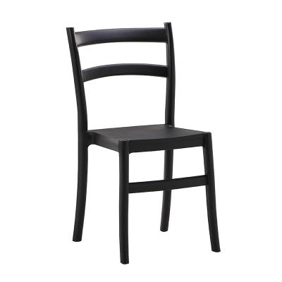 China Stackable Cheap Modern Simple Plastic Chairs Back Plastic Stackable Vintage Color Mold Top Plastic Dining Chair for sale