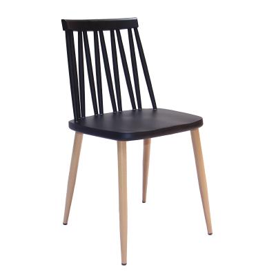 China China Factory High Quality Plastic Dining Chair Metal Legs PP Plastic Chair Restaurant Modern Plastic Chairs for sale