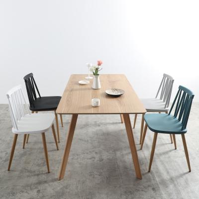 China China wooden home furniture sillas comedor dinner indoor dining nordic modern dining table with beech legs for sale