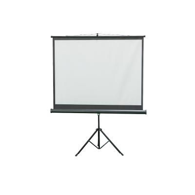 China Portable Projector Screen 84 Inch Single 16:10 Inch HD Stand Projection Screen Portable Outdoor Outdoor Shade Screen Detachable Projector Curtain From The Floor for sale