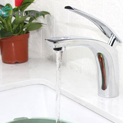 China Modern Single Handle Basin Mixer Tap Faucets ZuoXuan New Style Bathroom Modern Wholesale Sink Faucet for sale