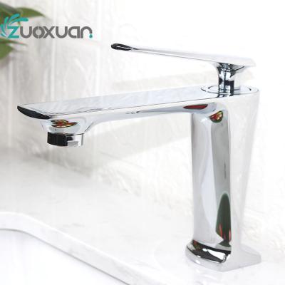 China Modern ZuoXuan Hot And Cold Mixer Sink Water Faucets Building Material Bathroom Basin Faucet for sale