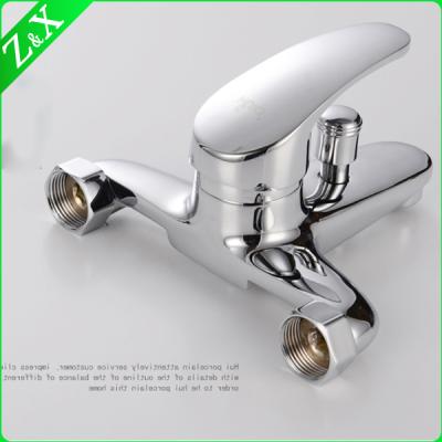 China Thermostatic Faucets Single Handle Bathroom Bath Shower Mixer Tap Modern Wall Faucet for sale