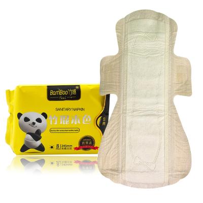 China Private label wanita super absorbent tuala super absorbent bamboo tissue sanitary napkin with 350mm extended night use for sale