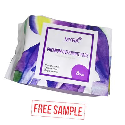 China MYRA Super Absorbent Wholesale Biodegradable Sanitary Napkins OEM/ODM Toallas Sanitarias 360mm Disposable With Negative Ion for sale