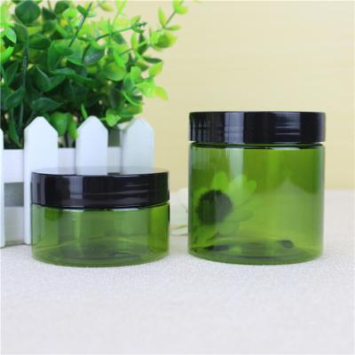 China Clip Cap Cream PET Plastic Jars , 16g/ 25g Small Plastic Jars With Lids for sale