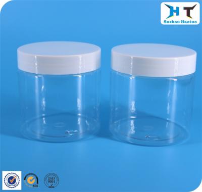 China 200 Ml PET Plastic Jars Printed Logo Good Transparency Easy Storage for sale