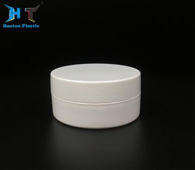 China Empty PP Plastic Jars 80ml , Waterproof Round Matte Single Wall Jars for sale