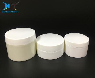 China Luxury Cosmetic PP Plastic Jars 200g 300g 500g PP Plastic Polish Surface for sale