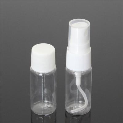 China Mini small 15ml clear PET bottle with lids for cosmetic packaging for sale