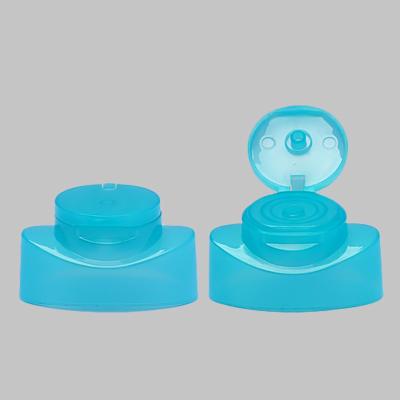 China 200ml 300ml 400ml Shampoo Bottle Cap , Oval Snap Plastic Bottle Flip Top for sale