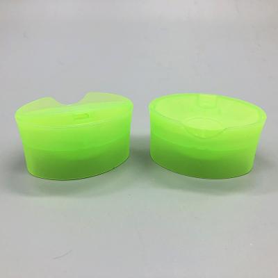 China Big Oval Shape Plastic Disc Cap , Shampoo Bottle Lid OEM / ODM Service for sale