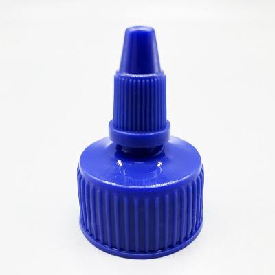 China Colorful Plastic Twist Top Caps , Jam Push Pull Water Bottle Caps Logo Customized for sale