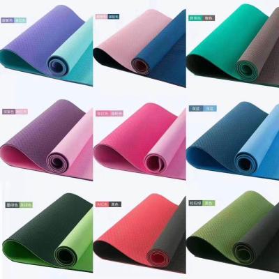 China High Quality Non Slip Yoga Mat Green Ecor Friendly Band Custom for sale