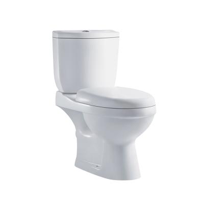 China Wholesale New Design Double-Flow Bathroom Sanitary Ware Ceramic Washdown Two Piece WC Toilet for sale