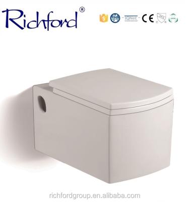 China Wall Hung Toilet Sanitary Ware Ceramic Double-Flow Wall Toilet Back to Wall Toilet with Hidden Cistern for sale