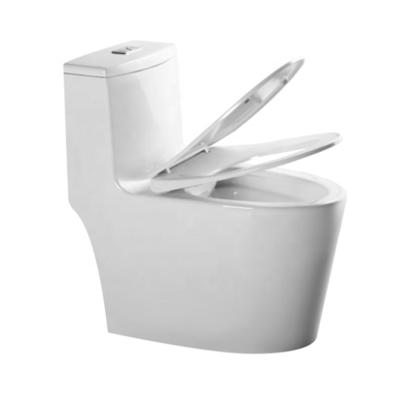 China Wash Down Ceramic Sanitary Color Double-Flow Bathroom Ware Toilet Bowl Rimless One Piece Toilet for sale