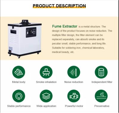 Cina Collettore di polveri del chiodo del purificatore 110V dell'aria del salone del chiodo di Fumego in vendita