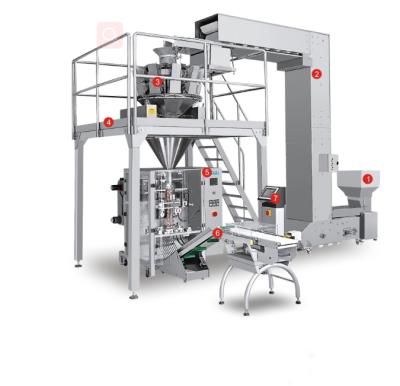 China HEYI Food Potato Chips Packing Machine Automatic Snacks Packing Machine High Accuracy Small Price for sale