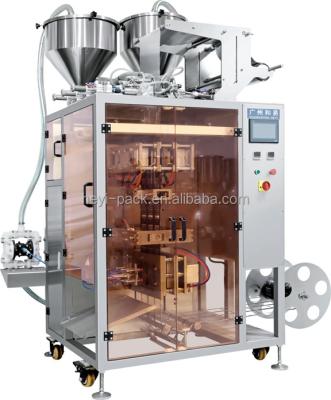 China Food Double Material Hair Dye Shampoo Sachet Packaging Machine for sale