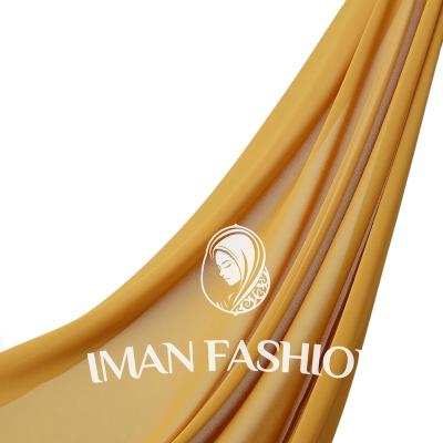 China Soft Touch Feeling IMAN fashion Foulard Scarf Hijab Supplier Wholesale Soft Touch Voile Muslim Women Custom Chiffon Autumn Scarfs for Women Muslim for sale