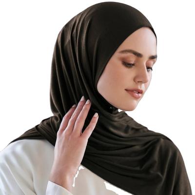 China Soft Touch Feeling Iman fashion Khimar hijab Malaysia tudung factory Jersey hijab Hot Black Hijab Malaysia Factory Direct Premium Style for sale