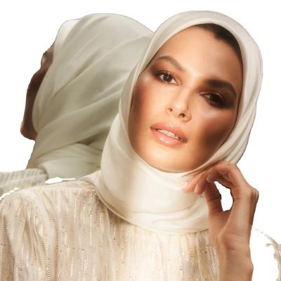 China Soft Touch Feeling IMAN 2023Muslim women long Ivory khimar hijab Middle East clothing Islamic Prayer Ivory scarf full cover head shawl headscarf for sale