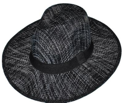 China Outdoor Men Sun Straw Braid Floppy Fedora Beach Breathable Unisex Panama Straw Fedora Hats Character Women for sale