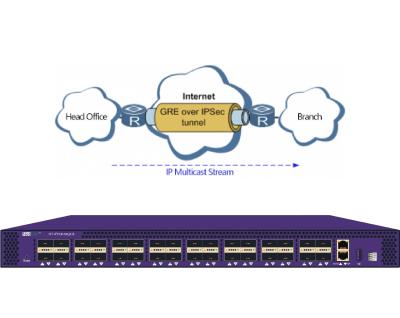 China GRE Tunnelbau-Protokoll mit ätherischem Netz-Sauganleger IPSec in NPB schützen multicast-Daten zu verkaufen