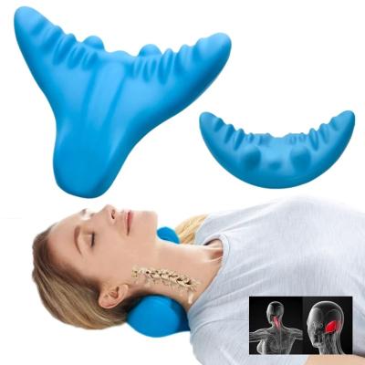 China NECK Amazon Selling Health Product Shoulder Back Relax Neck Traction Cervical Massage Pillow for Neck Pain Relief for sale