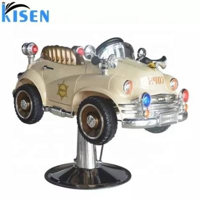 China Heavty-duty Hot Selling Kisen Car Kids Hydraulic Red White Blue Black Red White Barber Chair Equipment Luxury Hot Hairdressing Salon Furniture For Kids for sale