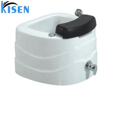 China KISEN Beauty Salon Pedicure Sink Bowl For Pedicure Massage Chair With Drain for sale