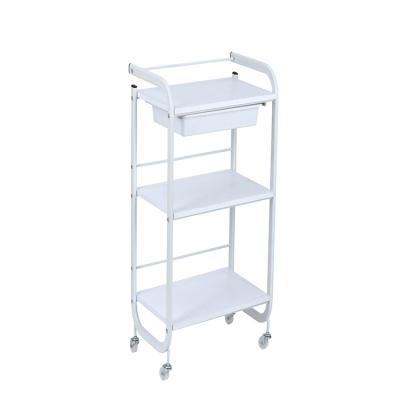 China Heavy-duty wholesale multifunctional commercial hair salon equipment trolley with 4 trays for sale