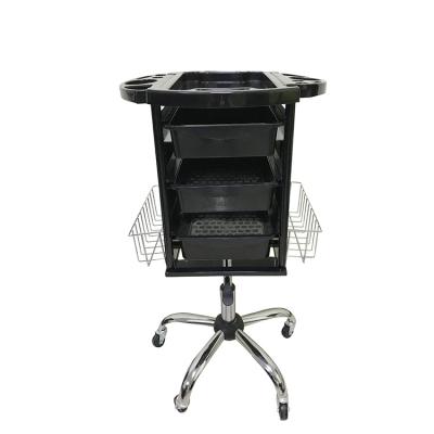 China Heavty-duty plastic salon trolley for sale durable cheap hair salon equipment hair salon trolley for sale