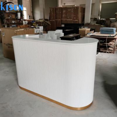 China (Other) adjustable lobby reception table reception desk reception table design for sale