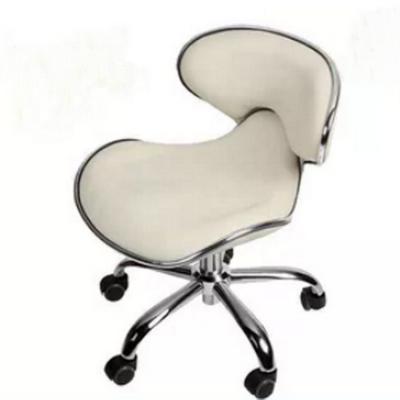 China Luxury white color pedicure stool chair for beauty salon for sale