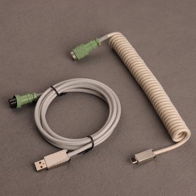 China Multi Function Data Transfer Cable Type C USB Metal Paracord Cord USB Wire Keyboard Cable For DIY Keyboard for sale