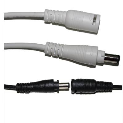 China Mobile Electrical Product Waterproof Power Jack Sizes 5.5 2.1mm Plug DC Cable for sale