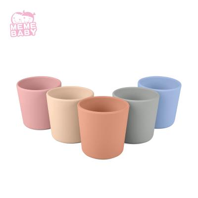 China High Quality Customized Durable Silicone Free Child Mini Soft Water Cup BPA BPA Free Mini Drinking Baby Cup for sale