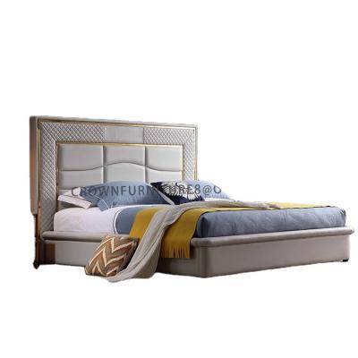 China Modern Hot Sale Indian Wooden Double Bed Designs With Low Price Solid Wood for sale