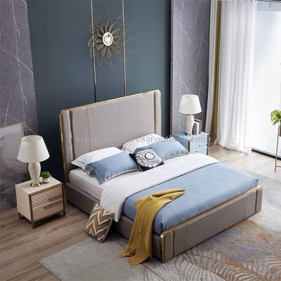 China New Modern Style Bedroom Furniture King Size Bed Room Set for sale