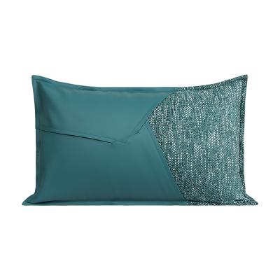 China ZLINA Anti-Static Technical Fabric Artificial Leather Lumbar Pillowcase Thickened Soft Solid Color Pillowcase Cushion Cover 30 x 50cm for sale