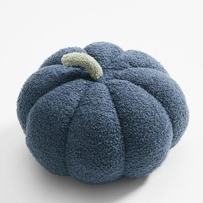 China Anti-Static Luxury Home Decor Round Handmade Cushions And Durable Velvet Pumpkin Floor Pillows for sale