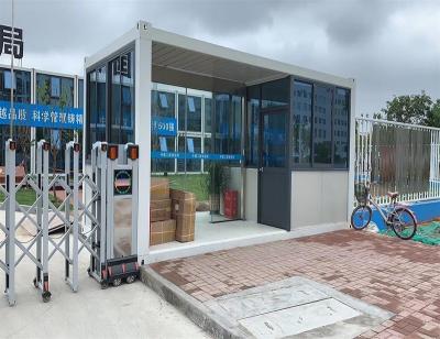 China Contemporary steel frame modular house welded prefab house for hotel office villa, shop, workshop cafe factory toilet warehouse for sale